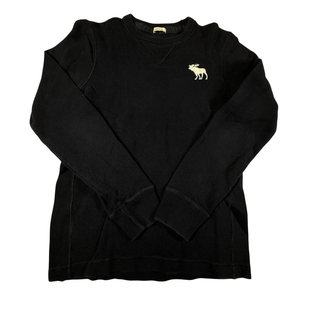 Vintage Y2K Abercrombie & Fitch Pullover Waffle Knit Sweater Small‎